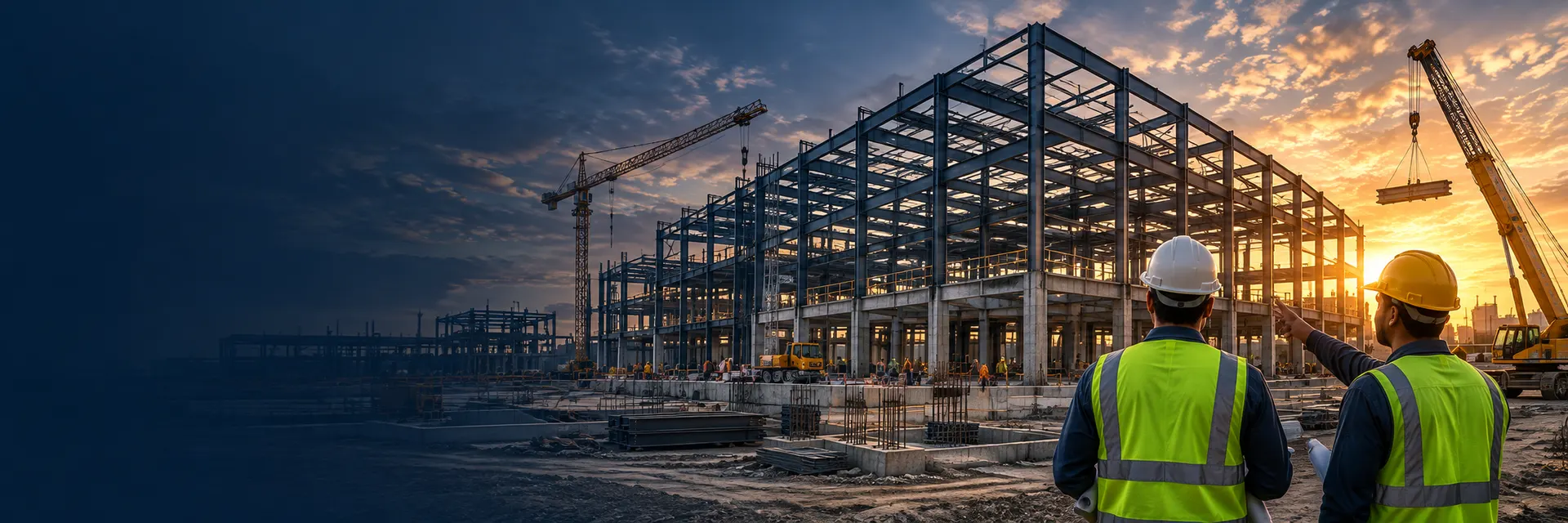 Industrial Structural Steel Framework